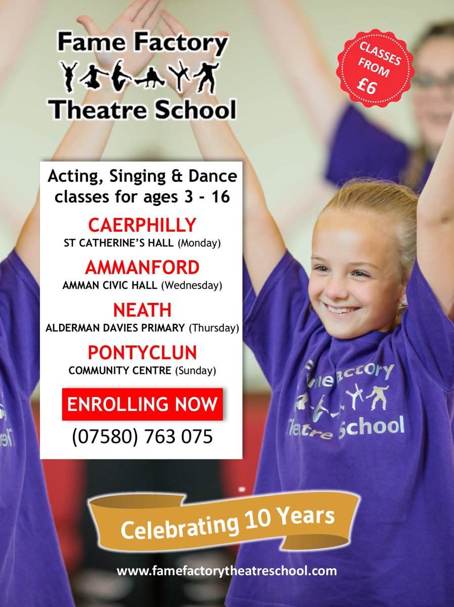 fftheatreschool's tweet photo. ⭐️ PLEASE SHARE ⭐️ We are now taking applications for ages 3 - 16 in Neath, Ammanford, Caerphilly &amp; Pontyclun - get in touch for more details 🙌🏻🎶🎭💃🏼 #singing #acting #dancing #musicaltheatre https://t.co/AFePzBdwxM