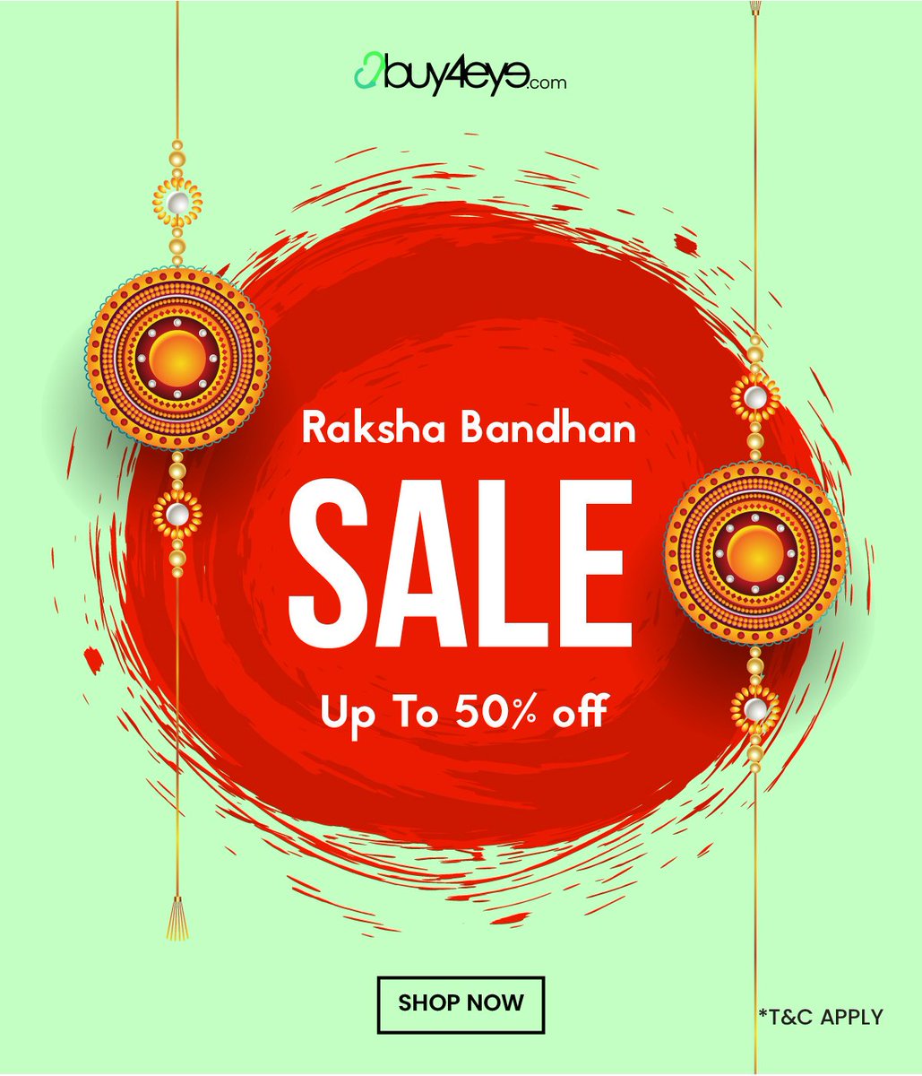buy4eye's tweet photo. This Raksha Bandhan get the perfect gift for your siblings with 50% Flat Discount on Sunglasses 
Visit https://t.co/6RwOQ93nrk to avail discount
No coupon code required
#WearTheChange
#eyeglasses #eyeglassescharm #eyeglassestattoo #eyeglassesbrands #eyeglassesmen #90sfashion https://t.co/OTTbhQKx62