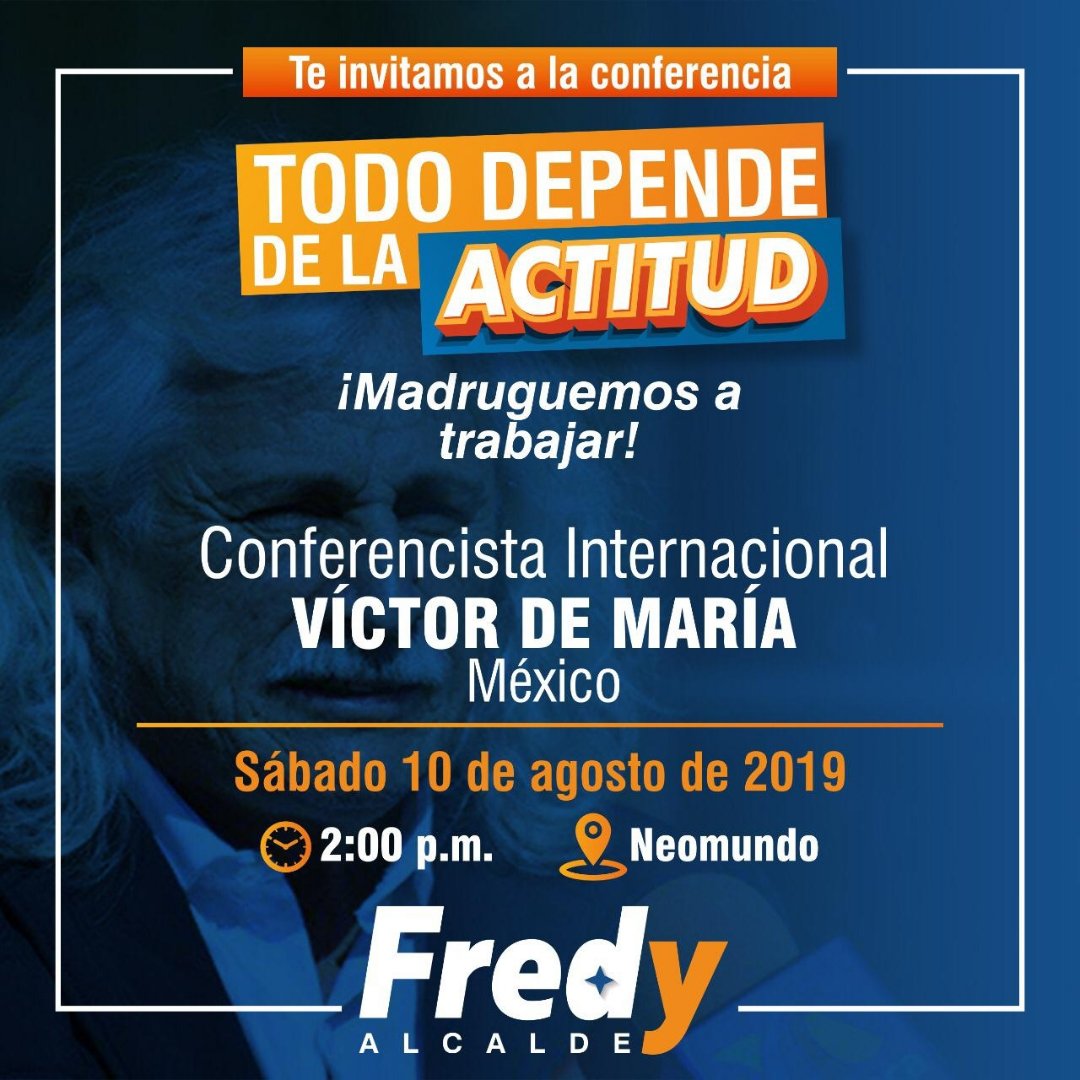 FredyAnayaMar's tweet image. ¡Llegó nuestro gran día! Imperdible nuestra cita de hoy con Victor de María a las 2:00 P.M. en #Neomundo. #MadruguemosATrabajar