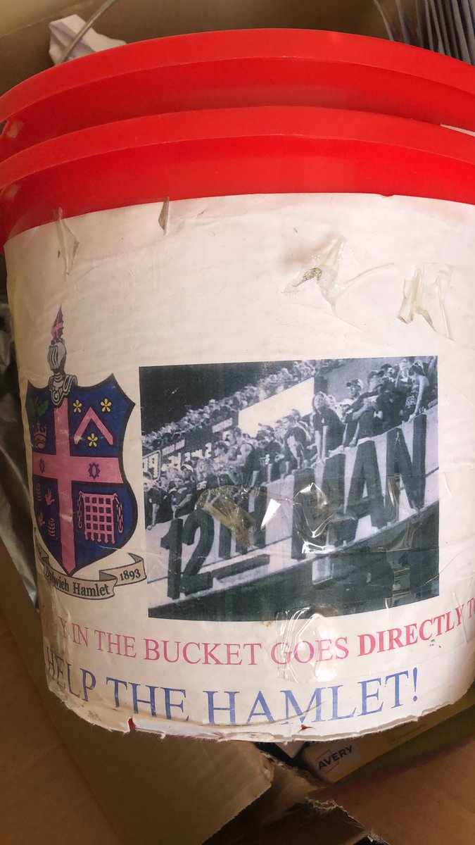 dhfc12's tweet photo. Would anyone with any creative/design skills like to design a new label for our buckets that we can get printed? It’s time for an upgrade I think 😂 #dhfc https://t.co/QK3floCva9