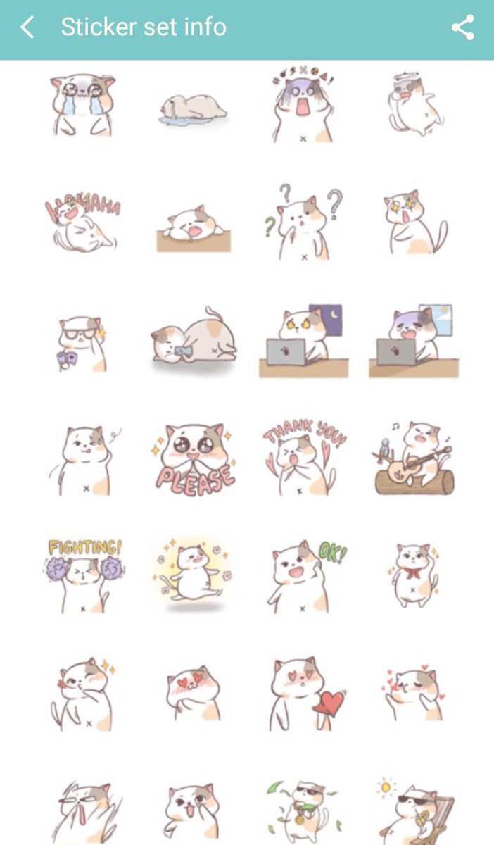 mayunaisu's tweet photo. I will also put my LINE sticker promotion here, just in case someone see it, like it, want it, got it //slap 

#LINEsticker #Cat 
https://t.co/BJFLttQfJw https://t.co/07uDS76DOY