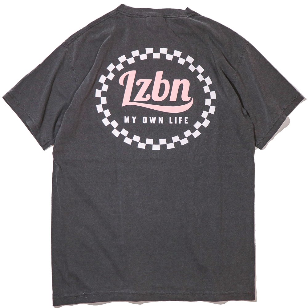 Feelin Osaka On Twitter Lzbn Checkered Circle Garment Dyed Tee Pepper Lサイズ チェッカー柄サークルを用いたグラフィックとカラーリングがレトロアメリカンを彷彿させるデザイン 古着のような風合いが楽しめるガーメントダイ 後染め を施した6 1オンス