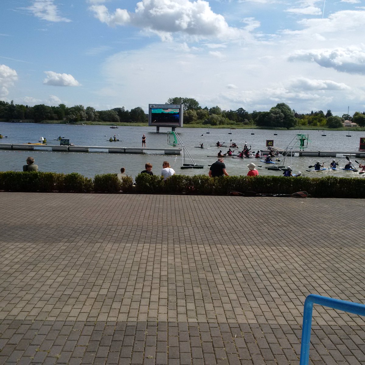 Beeindruckende Stimmung bei der #KanuPolo #DM in #Brandenburg