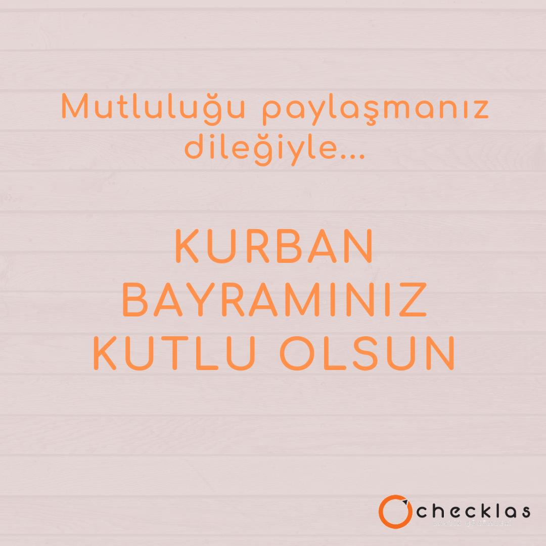 ChecklasTR's tweet photo. Sevdiklerinizle mutlu, sağlıklı, huzurlu ve güvenli bir bayram geçirmenizi dileriz. https://t.co/Q3ekqSl5JS