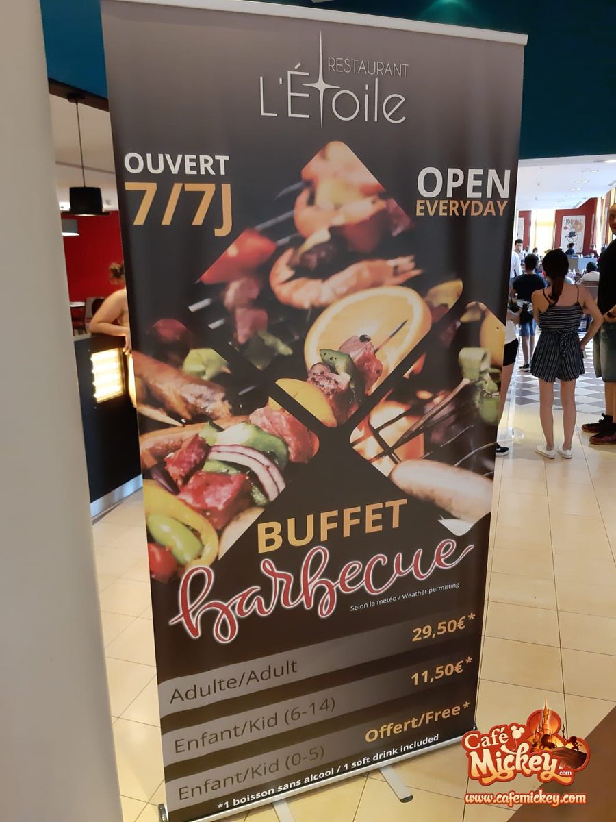 Cafe_Mickey's tweet photo. In het restaurant van partnerhotel Vienna House Magic Circus kun je dagelijks aanschuiven aan het een Barbeque buffet.
Meer informatie over dit buffet op ons forum: https://t.co/21SxfDk1YI
#DisneylandParis #ViennaHouseMagicCircus #partnerhotel #bbqbuffet https://t.co/XnxQUFAiTD
