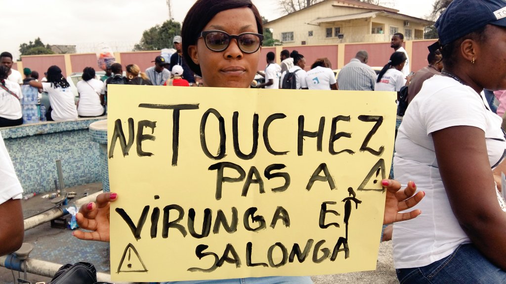 AndreMoliro's tweet photo. #RDC Marche contre l'exploitation du pétrole dans #ParcVirunga & #Salonga plus de 30 organisation sensibilisent et disent non à l'exploitation du Pétrole dans nos parcs nationaux #AfrikaVuka @350Africa @Thelma710 @christroi10 @GoFossilFree @Hlcasbl @UNESCOKinshasa @ninteretse https://t.co/FK0HnuTF5n