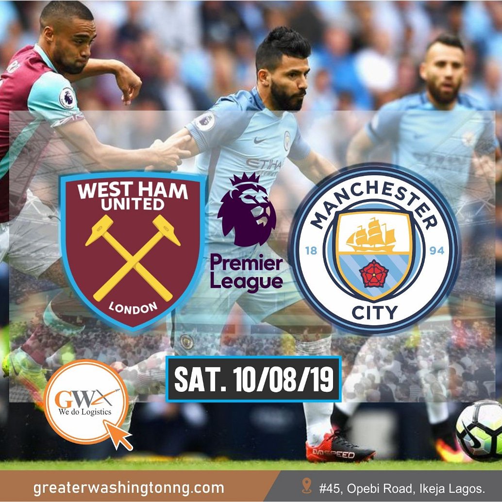 gwxlogistics's tweet photo. The champions officially start up their campaign with the first match of today. 

Do you think this one will be a rollercoastsr ride?
#GWX
#WHUMCI
#EPLLeague
#sallah
#Lagos
#rain https://t.co/3nxgRbsJhK