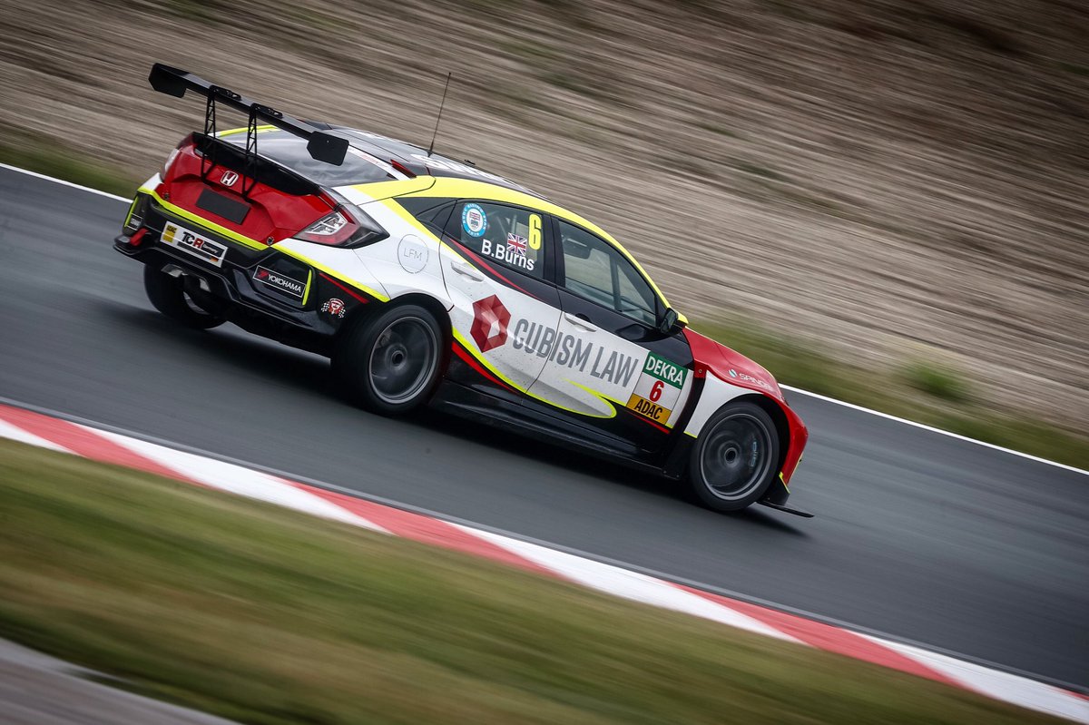BradleyBurns06's tweet photo. Happy with P2 in qualifying, great job by everyone at @pyromotorsport. Let’s see what we can do in Race 1 at 17:20 👍
#BB06 #PyroMotorsport #BRDCRisingStars #TCRGermany #Zandvoort https://t.co/rjz9EjKtWK