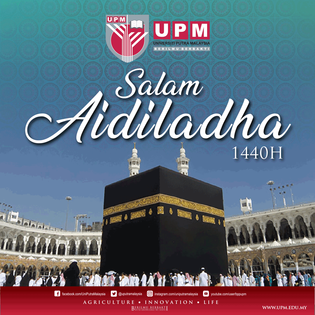 uputramalaysia's tweet photo. Salam Aidiladha kepada seluruh umat Islam seluruh dunia. https://t.co/KpumwKNOHR