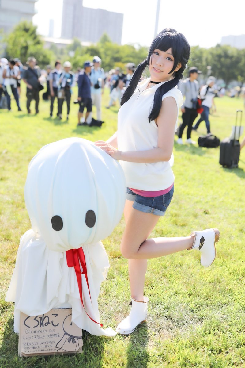 O Xrhsths かたやき Sto Twitter 19 08 10 コミックマーケット96 東京ビッグサイト 天気の子 天野陽菜 くろねこさん Kuroneko Cos C96 C96コス コミケ 東京ビックサイト Cosplay コスプレ