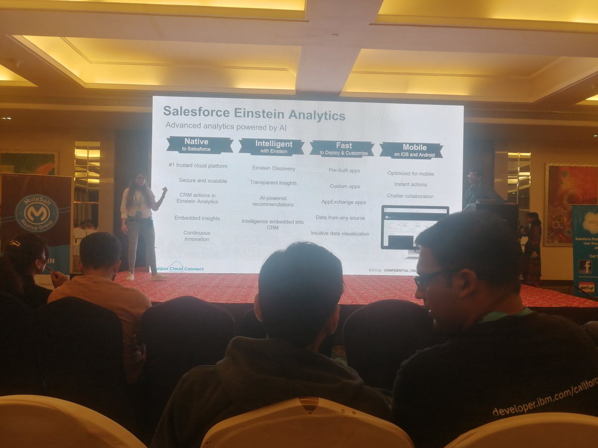 drgshandilya's tweet photo. Salesforce einstein analytics by karuna from @appirio at #JCC19
@FexleServices #Salesforce #SalesforceOhana https://t.co/vizFbca20w