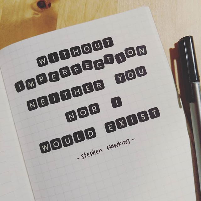 CuriousLucious's tweet photo. Without imperfection neither you nor I would exist - Stephen Hawking

#wordsthatsparkjoy #quotes #words #inspirstion #sodeep #stephenhawking https://t.co/Izg5JWx0iu https://t.co/Kdr8VpXZsj