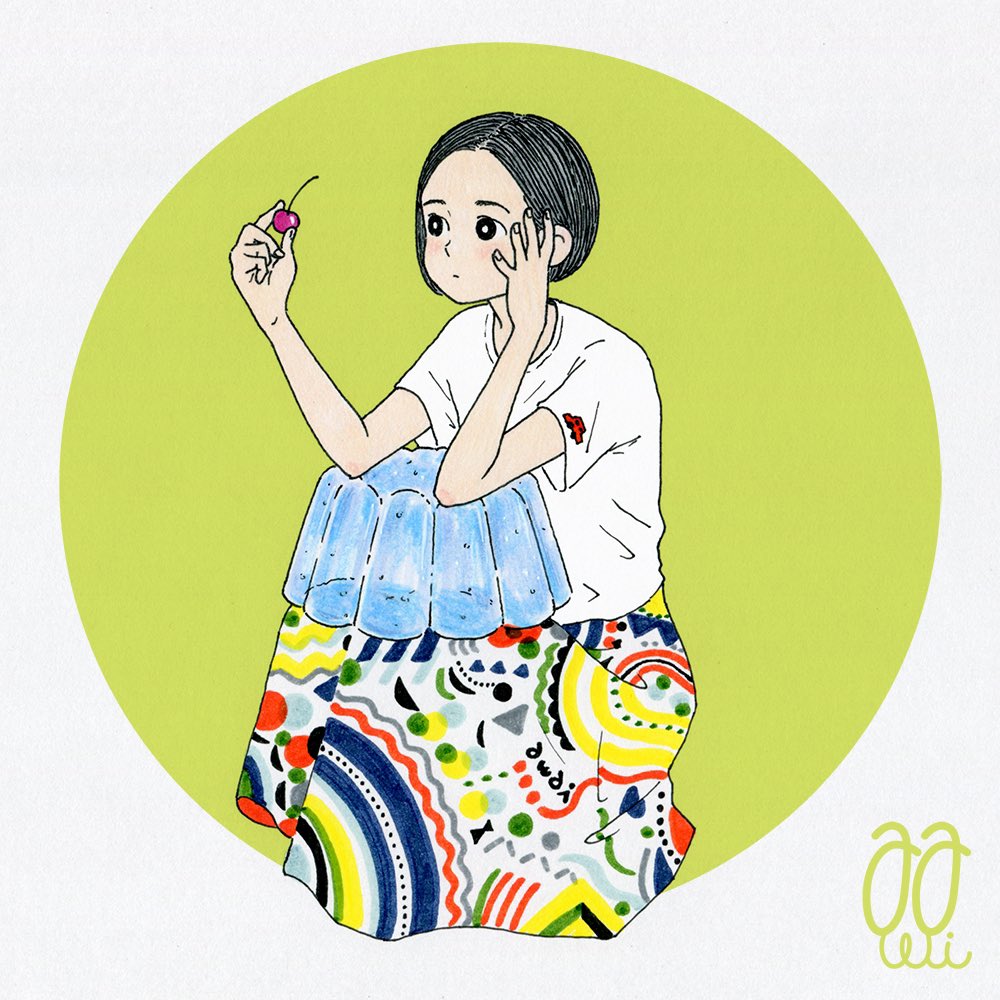 「イラスト : 既製品の言葉を並べれば考えてるふりができる。 」|あわいのイラスト