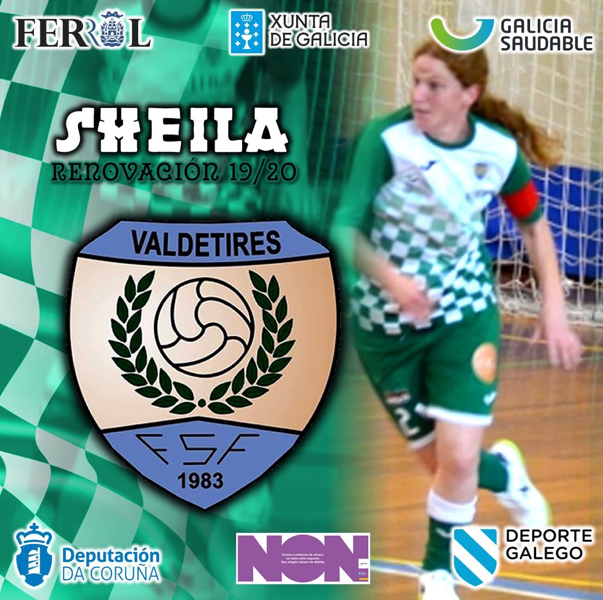valdetiresfsf's tweet image. ▶️RENOVACIÓN 
Sheila vestirá otro año más la camiseta verde. Nuestra capitana seguirá otro año más en la que es su casa. Una jugadora con garra, jerarquía, compromiso, esfuerzo y goles.
Esperamos que este año se cumplan todos tus objetivos tanto personales como colectivos.
💚💚💚