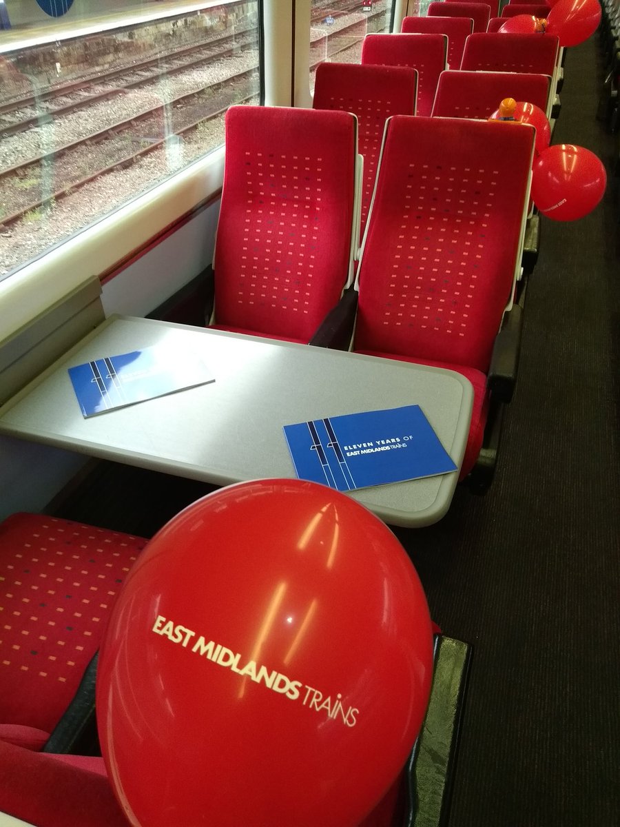 watfordgap's tweet photo. So today this is my office #volunteering with @125Group for the #11YearsOfEMT family day out. @EMCommunityRail there's a #CommunityRail image on the side of #43050 has even got @al70morley @DVLrail on it. @ACoRPOffice @EMTrains https://t.co/3jn1hgWRHC