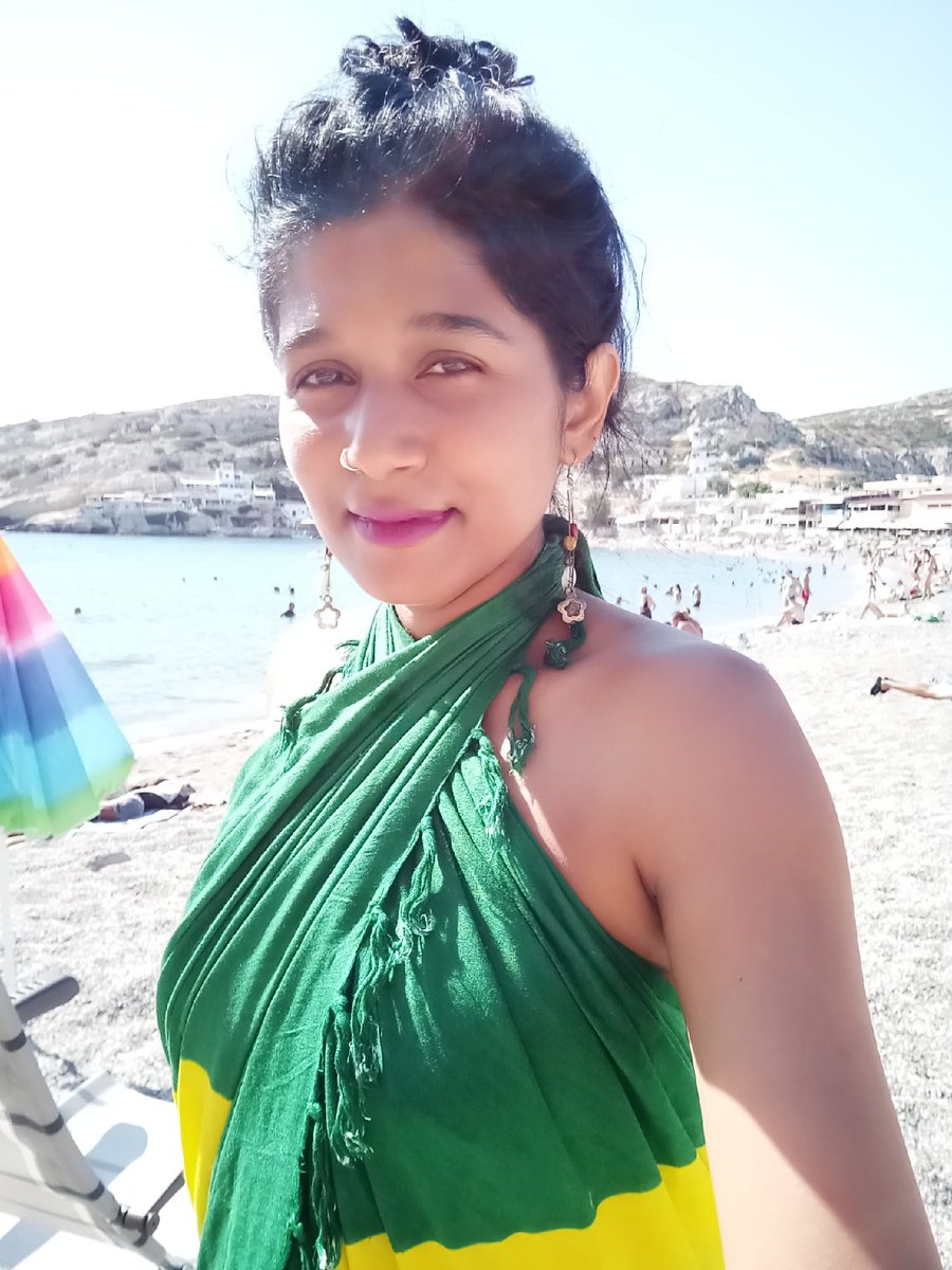 bhavis's tweet photo. The good life.... Sun, sand, sea #matalabeach https://t.co/FGn9Jst1If