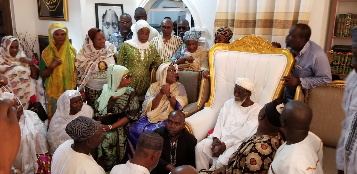 NanaOyeBampoe's tweet photo. This morning, I paid a courtesy call on the Chief Imam of Ghana, Sheikh Dr. Osmanu Nuhu Sharubutu.

I took the opportunity to make a presentation and wish him and ALL our Moslem Brothers and Sisters a Happy Eid al-Adhar.
I also asked for his continuous prayers and blessings. https://t.co/dHwWsAknfG