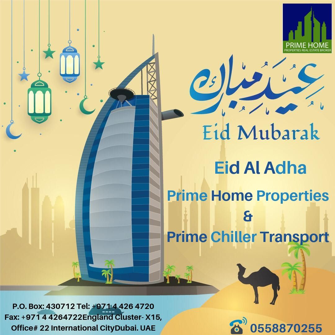 PrimeChiller's tweet photo. Prime Chiller Transport Wishing you a happy Eid-Al-Adha.
Eid Mubarak to you and your family. May the guidance and blessings of Allah be with you and your family...
#Eid2k19 #EidMubarak2k19 #EidAlAdha #EidAlAdha2019 #bakraeid #Eid #CELEBRATION #HAPPINESS #BLESSINGS #Dubai https://t.co/KuwwU4CTyd