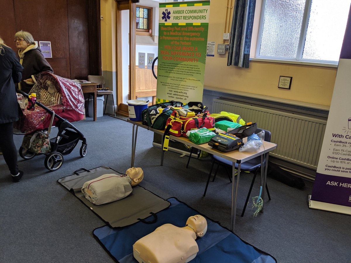 amber_cfr's tweet image. @amber_cfr at the Emergency Day in South Normanton. Come and visit us at the Zion Methodist church on Market St. @EMAS_CFR @EMASNHSTrust - TJ
