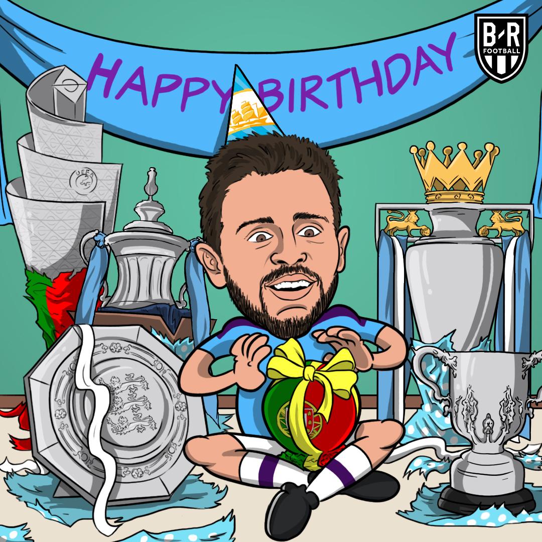 brfootball's tweet photo. Happy birthday to @BernardoCSilva—What a year he’s had. 🎁 https://t.co/azWXF3RLpU