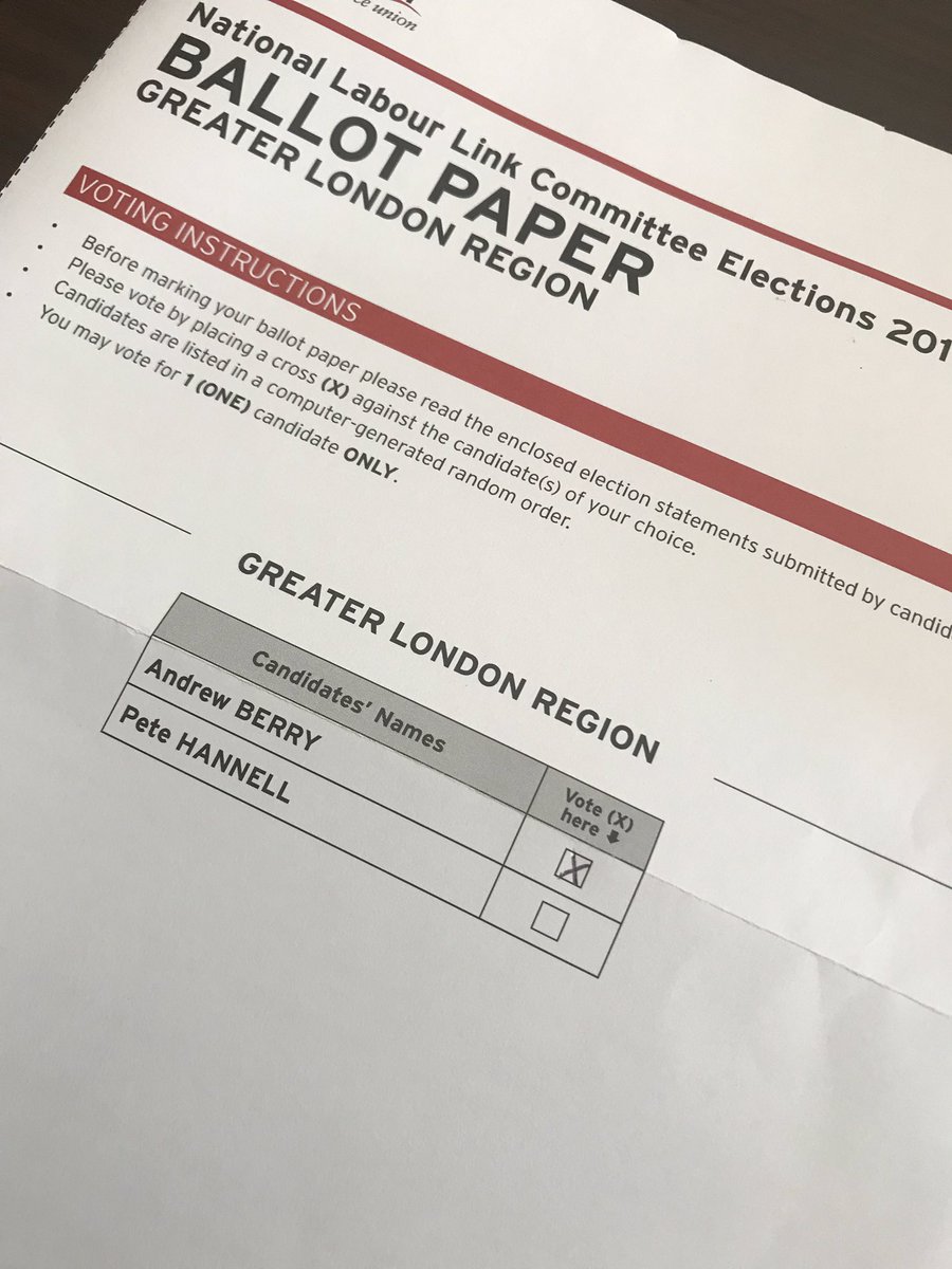 BerryLabour's tweet photo. Ballot Papers have landed. https://t.co/u09JdE0uF4