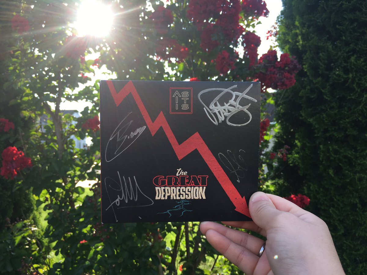 k_fleeger's tweet photo. Happy birthday, to the best album I’ve ever had the absolute pleasure of listening to. One year later and it has yet to leave to player in my car. Dealing with difficult to swallow topics and a change in sound, @ASITISofficial more than blew me away with this one. Thank you. https://t.co/Ekzdw8PkED
