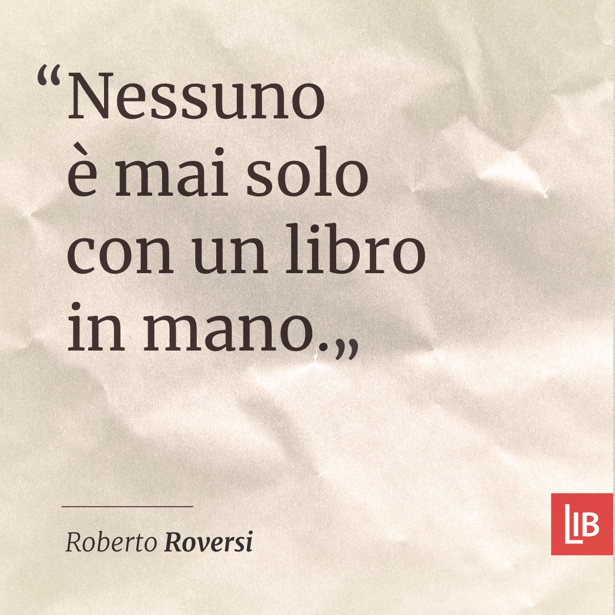 illibraio's tweet photo. Chi vi sta tenendo compagnia? 📖
#RobertoRoversi #IlLibraioCitazioni https://t.co/F8TPVLHC4c