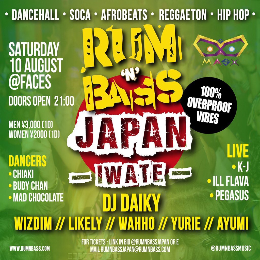 KZN05's tweet photo. TONIGHT🔥
@MORIOKAFACES 

"RUM n BASS JAPAN -IWATE-"
こちらにてLIVEします！
LIVEは1:00からです〜🦆

盛岡ではなかなか見れないDANCERなので、結構見てほしいです🤘
おトククーポンありなので、俺のやつ使ってやってください！🔥🔥🔥

DANCEへGO🏃‍♂️🏃‍♂️🏃‍♂️🏃‍♂️🏃‍♂️ https://t.co/HDZBsNCu9P