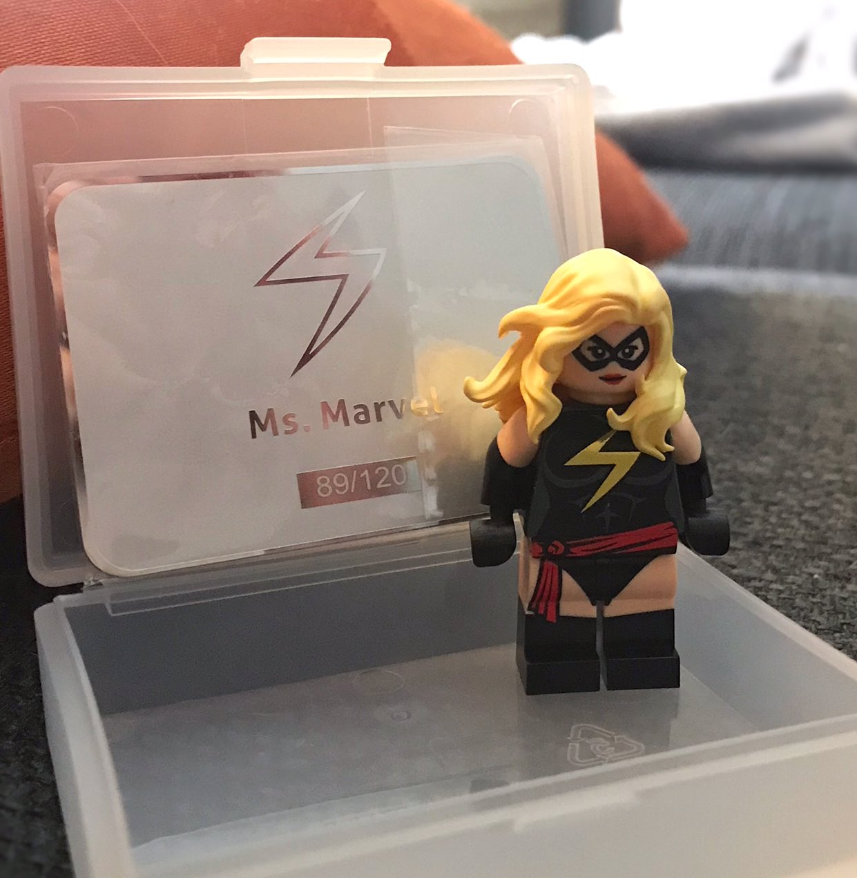 Alan ItsABrickThing on X I finally got my mitts on this custom LEGO Ms. Marvel by Lab9 she s so pretty https t xgVeaotboM LEGO AFOL lab9 https t B1f14rPzBm X