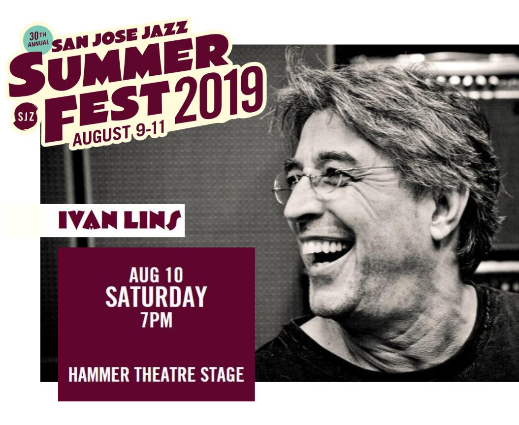 ivanlinsoficial's tweet photo. Hoje às 19h no @sanjosejazz Summer Fest - em San Jose, na Califórnia / EUA - Vamos com tudo!!! 🎤🎶🎹
#IvanLins #IvanLins2019
#SanJoseJazzSummerFest #eua🇺🇸 https://t.co/p1zcd50S4o