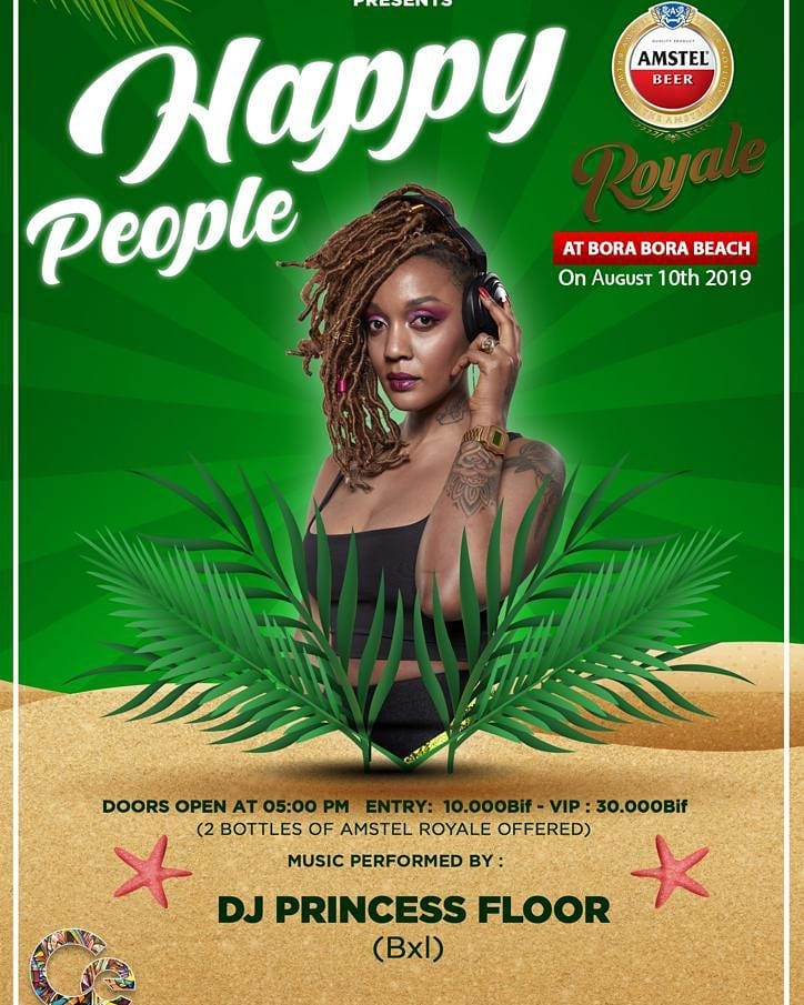 UmuringaMag's tweet photo. La Grande fête de l’été #HappyPeople c'est ce samedi 10 Aout au #BORABORA Beach à partir de 17h. Prix du Ticket : 10.000Fbu-VIP: 30.000Fbu. Dj Fully Focus, Dj Saido ,Dj Princess Floor, Dj Israël vont agrémenter la soirée sans oublier la performance musicale de #MBData https://t.co/0QqJ6gykdK