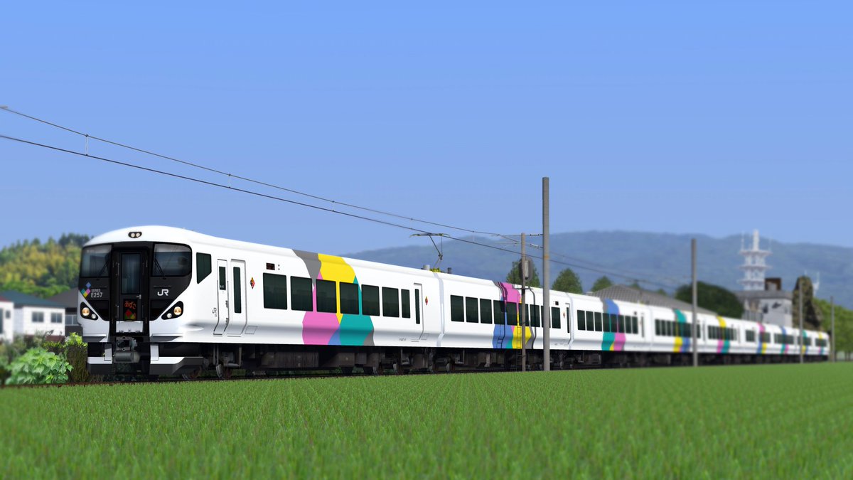 Twingle Railsimプラグイン E257系0番台を新規公開しました またe257系500番台を修正しました T Co Oqwhukuqfu Railsim Rspi公開情報