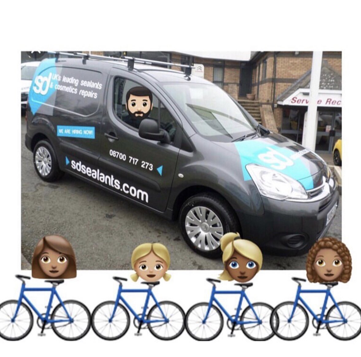 WelshWolfpack's tweet photo. 🚨 NEWS JUST IN 🚨
•
✨ WE HAVE TRANSPORT ✨
•
Diolch yn fawr iawn @SD_Sealants for providing us with transport for our charity cycle ride! #WolfpackCycle #Cardiff2Antwerp https://t.co/s6NqHR5Ne7
