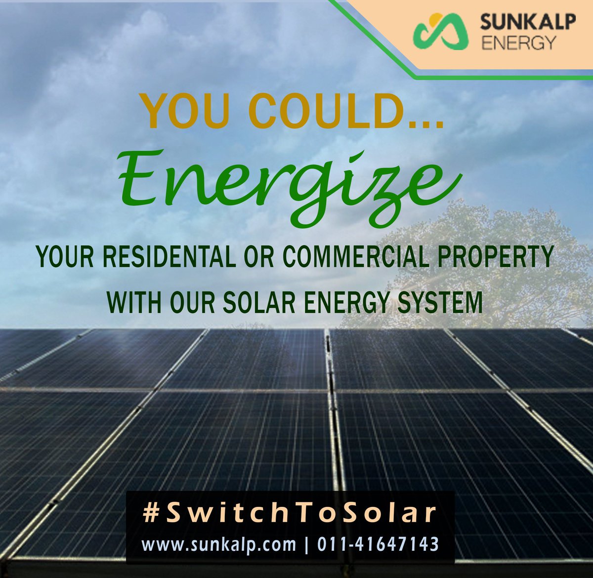 You could Energize your Residential or Commercial Property with our Solar Energy System
sunkalp.com
#solarfacts #solarpower #solarpowerenergy #switchtosolar #switchtosolarpanel #greenenergy #rooftopsolarpower #solarpowerindelhi #solarindelhi #EPCcompany