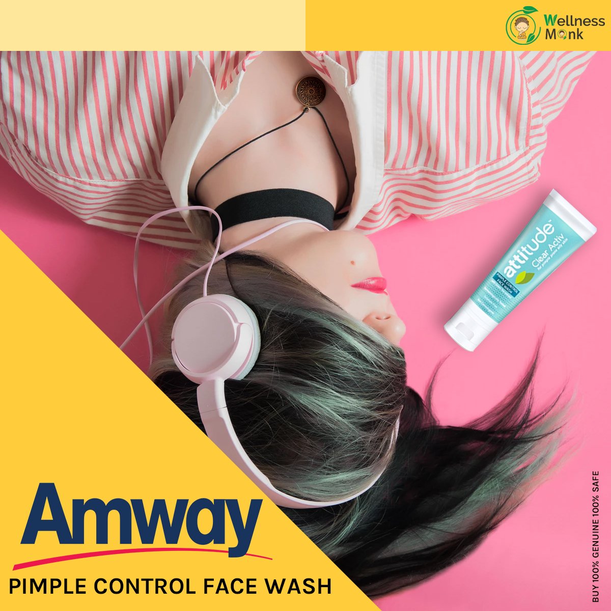 WellnessMonkIN's tweet photo. Wash away your worries with the new Attitude Clear Active Pimple Control Face Wash from Amway

Click here to buy: https://t.co/bFuKD8Gtio

#pimplecontrol #amway #wellnessmonk #authenticproducts https://t.co/LkyXFwdr3F