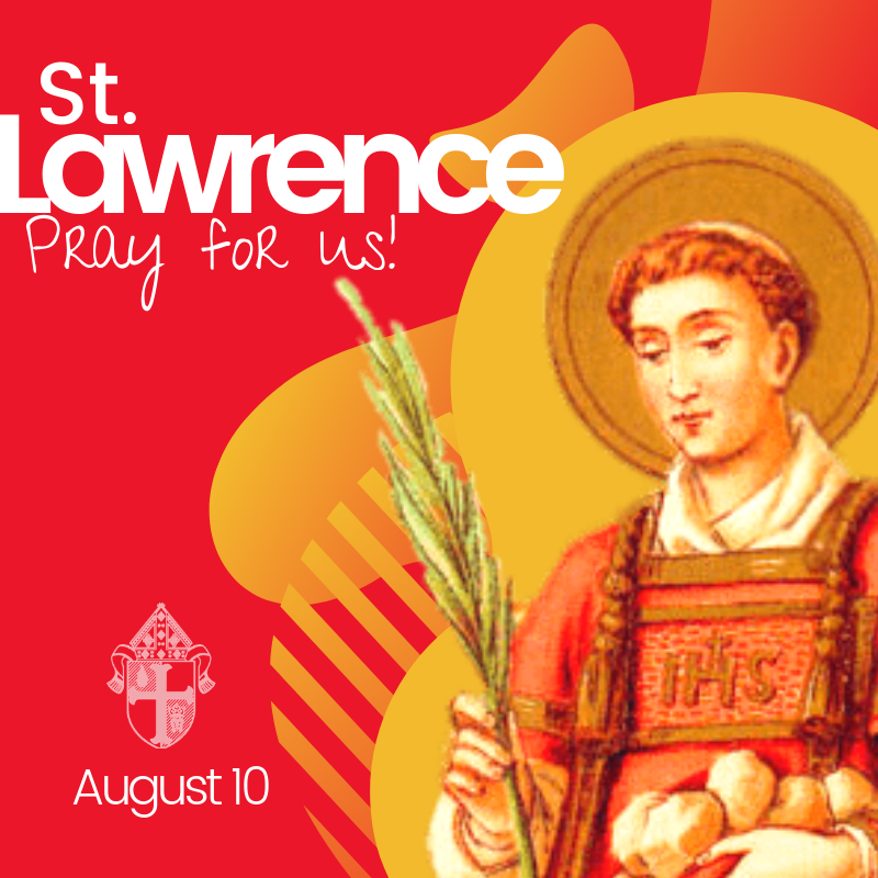 diocesemetuchen's tweet photo. #MetuchenModels 
St. Lawrence, pray for us!
"These are the treasure of the Church.” https://t.co/mFpGTmpcuQ

Patron Saint of Cooks and the Poor.  We join together in prayer for all those in the most need and for our friends at St. Lawrence Parish in Laurence Harbor, NJ. https://t.co/OZJg4FJH2E
