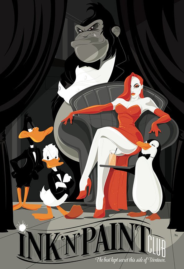 PixelsDeux's tweet photo. Who Framed Roger Rabbit ?

Tom Whalen @strongstufftom 
Mike Mahle @MikeMahle 
Kevin M Wilson @ApeMeetsGirl 
Mainger @m4inger https://t.co/pYMeRHnuKf