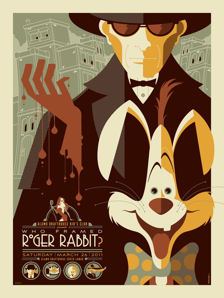 PixelsDeux's tweet photo. Who Framed Roger Rabbit ?

Tom Whalen @strongstufftom 
Mike Mahle @MikeMahle 
Kevin M Wilson @ApeMeetsGirl 
Mainger @m4inger https://t.co/pYMeRHnuKf