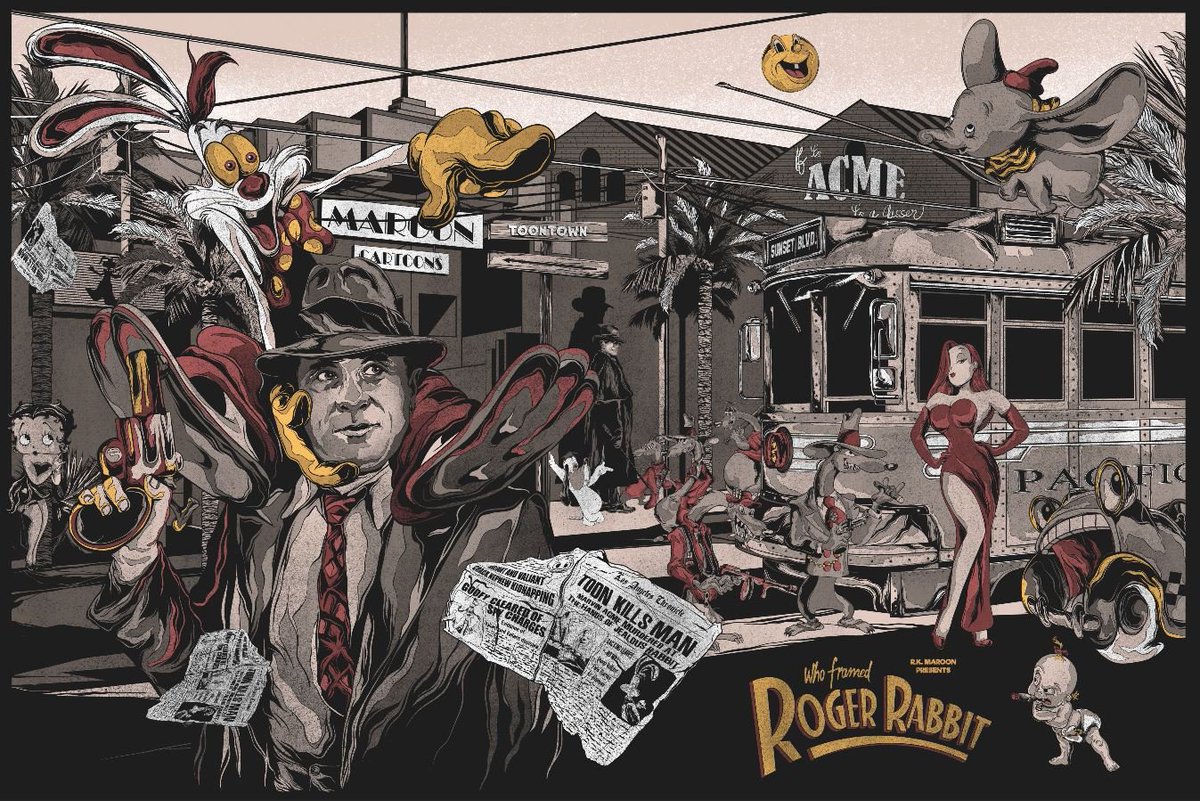 Who Framed Roger Rabbit ?

Tom Whalen <a href="/strongstufftom/">tom whalen</a> 
Mike Mahle <a href="/MikeMahle/">Mike Mahle</a> 
Kevin M Wilson <a href="/ApeMeetsGirl/">Ape Meets Girl - Kevin M Wilson</a> 
Mainger <a href="/m4inger/">m4inger</a>