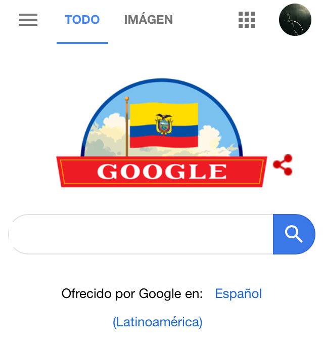 LuisaCuestaV's tweet photo. #googleo haciendo homenaje a #Ecuador https://t.co/GrUtXd2V8w
