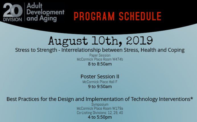 apadiv20's tweet photo. #APA2019 Division 20's Featured Sessions for Day 3. https://t.co/FtdF4fhv48