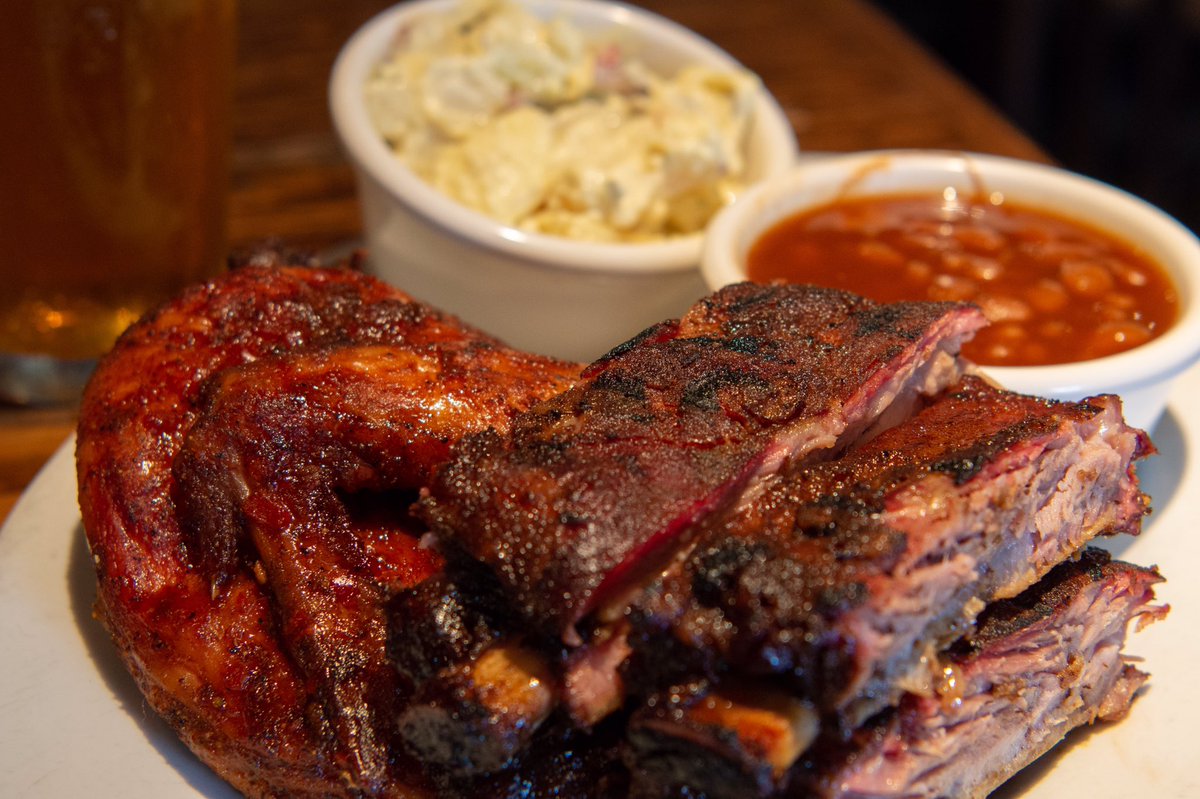 DBAbarbecue's tweet photo. Brunch! Yes, we have eggs and such, but does your brunch spot also have this? #ribs #bbq #bbqchicken #pretty #brunch #bbqbrunch #atlbbq #dbabbq https://t.co/xm15Qm8Ie5