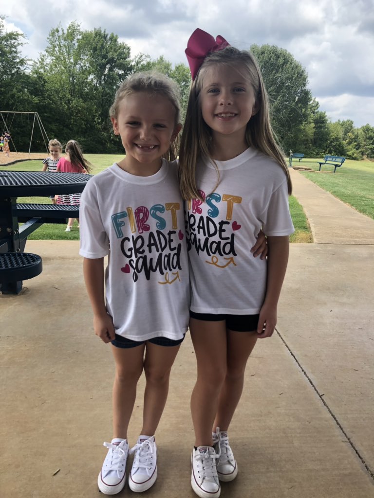heatherwheat3's tweet photo. First week of First Grade✔️ It’s going to be a FABULOUS year with my FIRSTIES!😉💙 https://t.co/5i8L456uCr