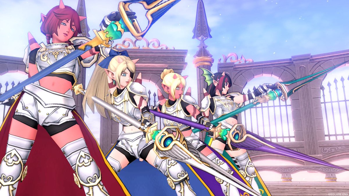 ありしゃ A Twitteren オーガの誇りがこの胸にある限り この槍の輝きは永久に失われることはないッ パーティ Dq10写真コンテスト