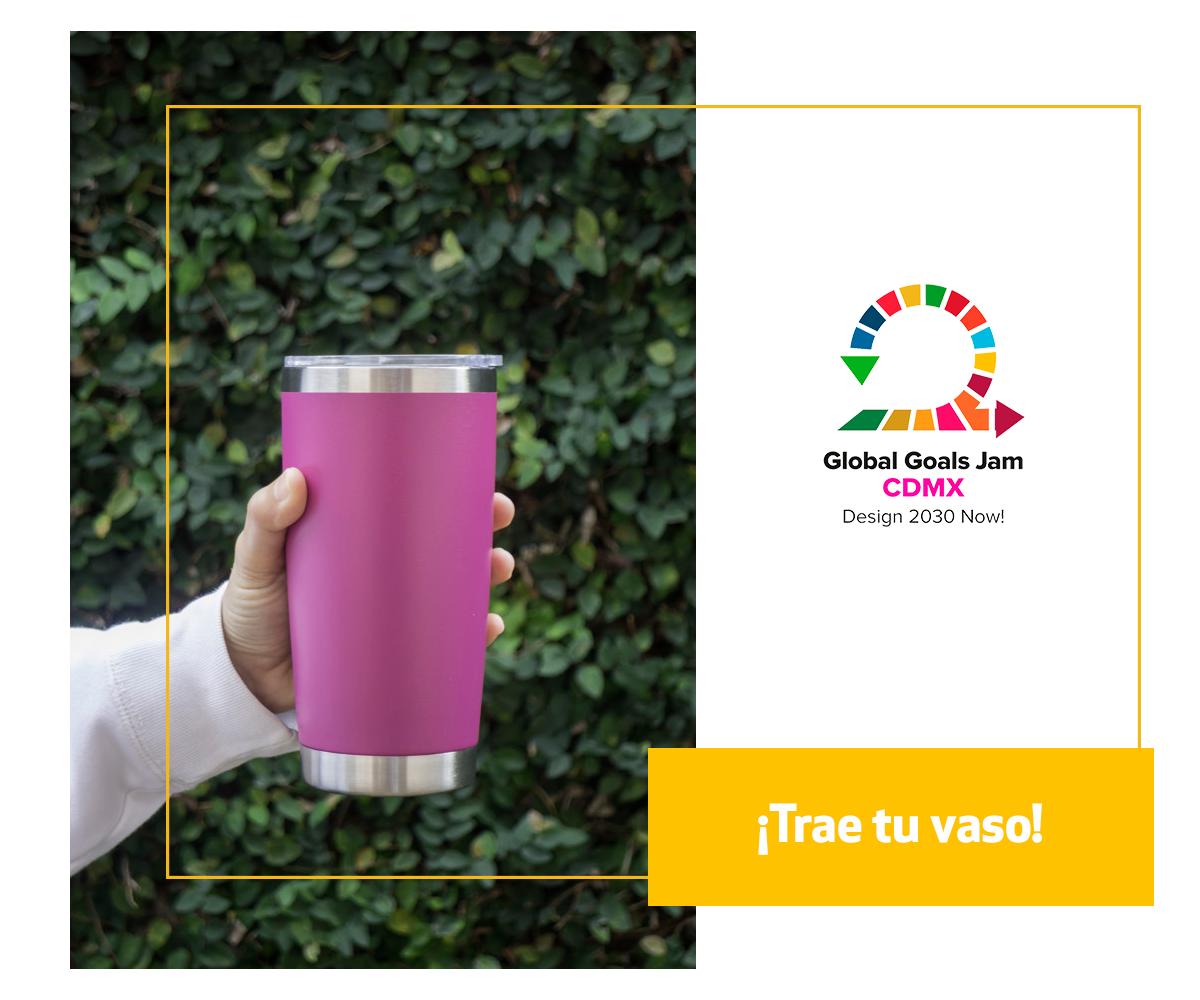 GlobalGoalsCDMX's tweet photo. Por un consumo responsable reduce tus desechos. Recuerda que puedes traer tu propio vaso o termo al evento y evitar el consumo de plásticos desechables 🍃 #GlobalGoalsJamCDMX https://t.co/bc8bmYABx7