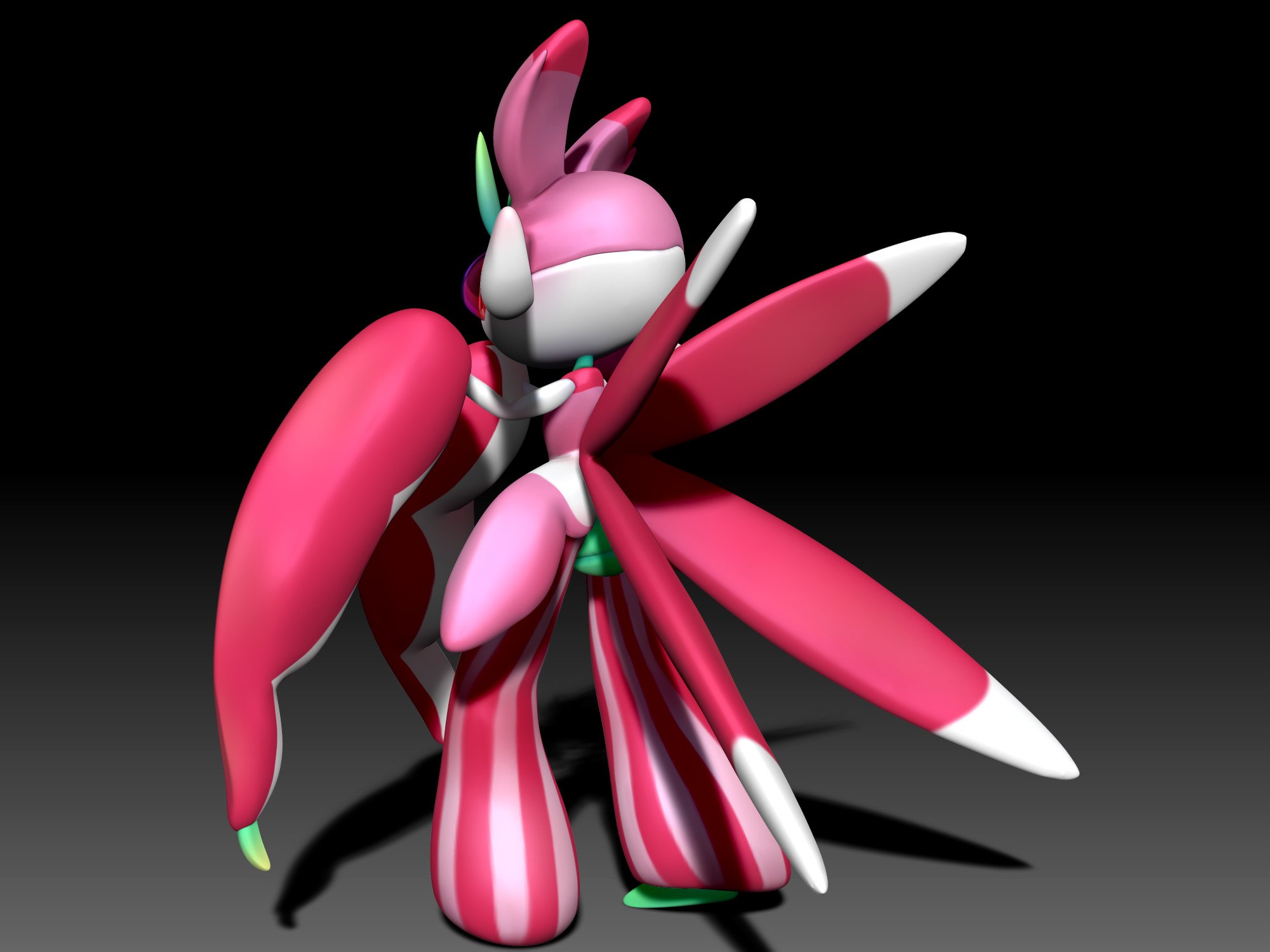 Nono Lurantis ラランテス Pokemon ポケモン 3d T Co Mrqdkbpw4p Twitter