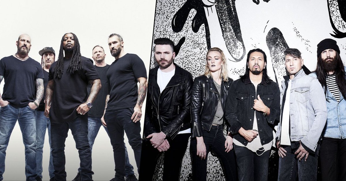 MagicSpringsFUN's tweet photo. It's time for @PopEvil and @Sevendust! Come out to the Timberwood Amphitheater tonight! Doors open at 6 p.m. #MagicSprings https://t.co/1CLJSSP1k2