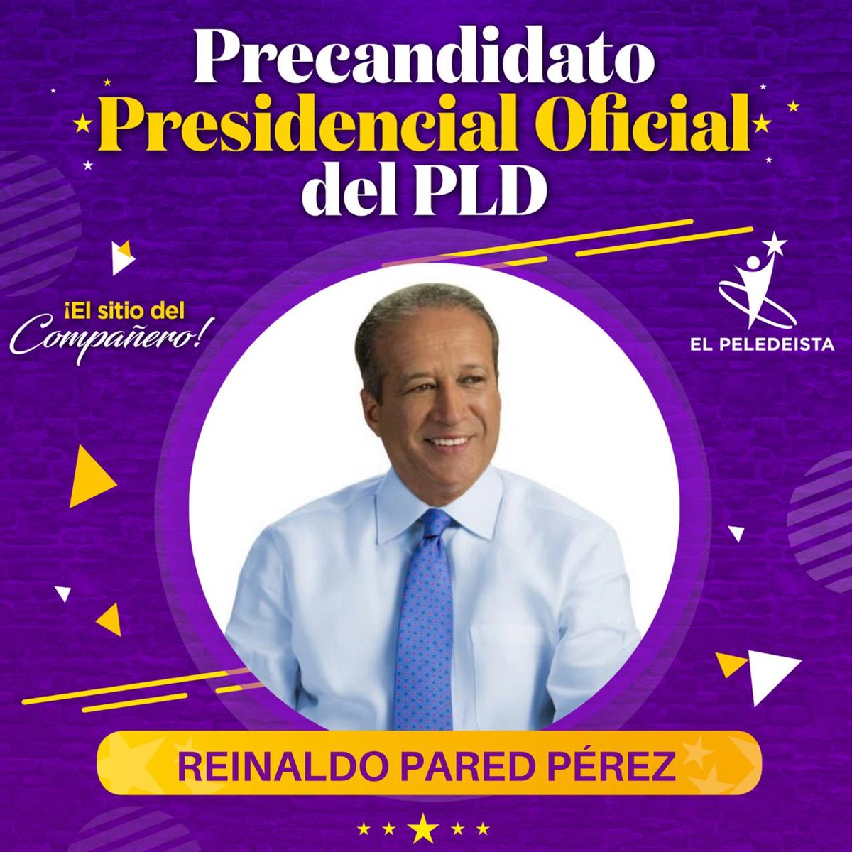 nelfis's tweet photo. El comité central del @PLDenlinea aprobó 11 precandidatos presidenciales, muchos con trayectoria y capacidad mi respaldo a @reinaldoparedp #RP2020 ✅ https://t.co/tLQPW3KwRr