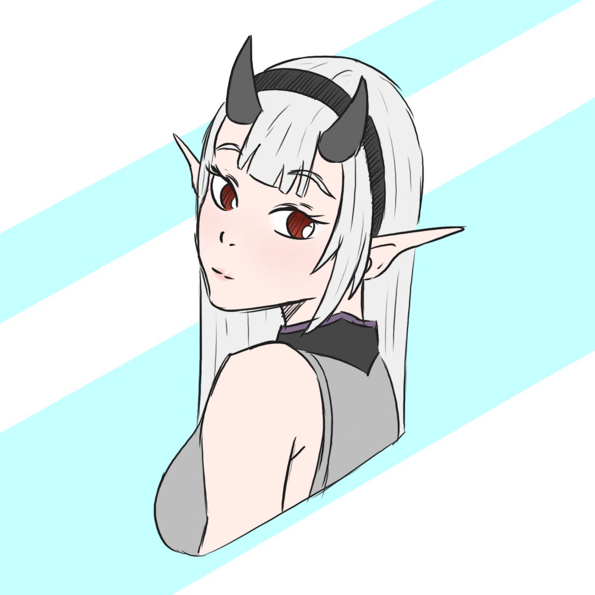 danthrak's tweet photo. Yufine portrait sketch #epicseven #epic7 #e7 https://t.co/UNWcotxbIH