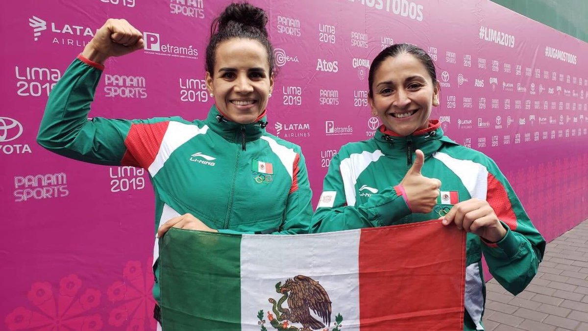 Felicitaciones a la atleta saltillense Ariana Cepeda y a su compañera Guadalupe Hernández, por haber obtenido la medalla de oro 🥇 en la disciplina de #Frontenis dobles femenino en los #JuegosPanamericanos de #Lima2019. ¡Su victoria nos enorgullece! 🇲🇽